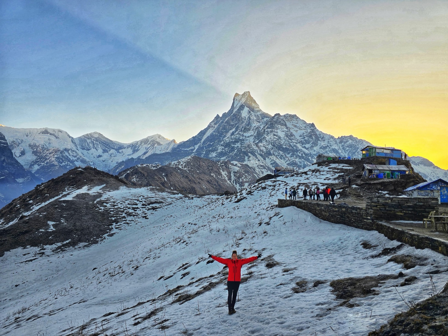 Day 6, Along the ridge to High Camp